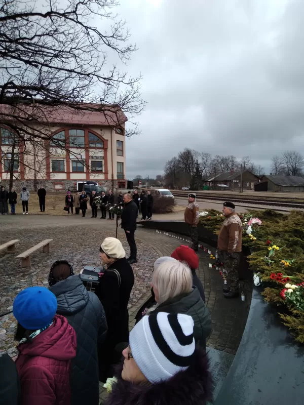 1949.gada 25.marta deportāciju piemiņas pasākums Madonā